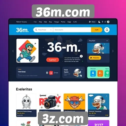 Revisão da interface do usuário do site 36m.com